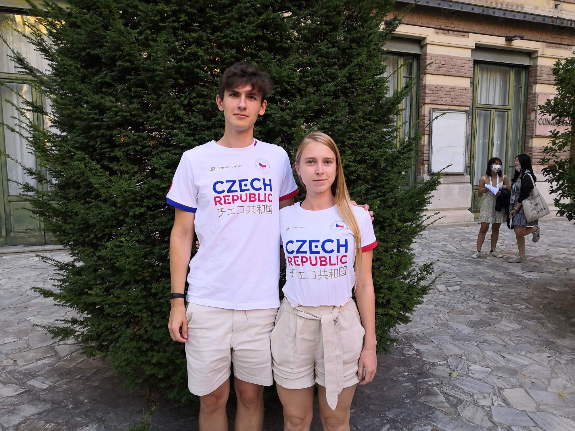 Me with Veronika Dolanská in Salsomaggiore Terme, Italy