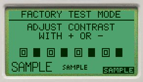 Bridgemate Factory Test Mode